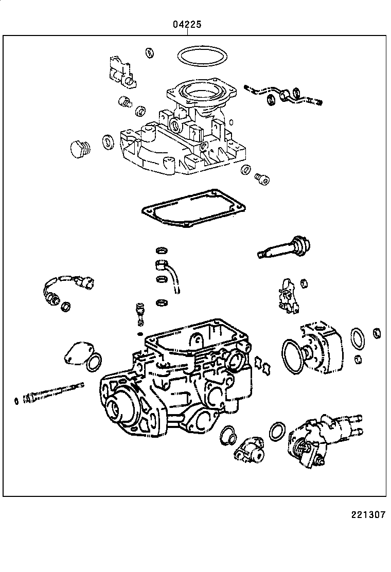 23271-54130 HOSE OR PIPE, FUEL(FOR INJECTION PUMP TO FUEL FILTER) product image
