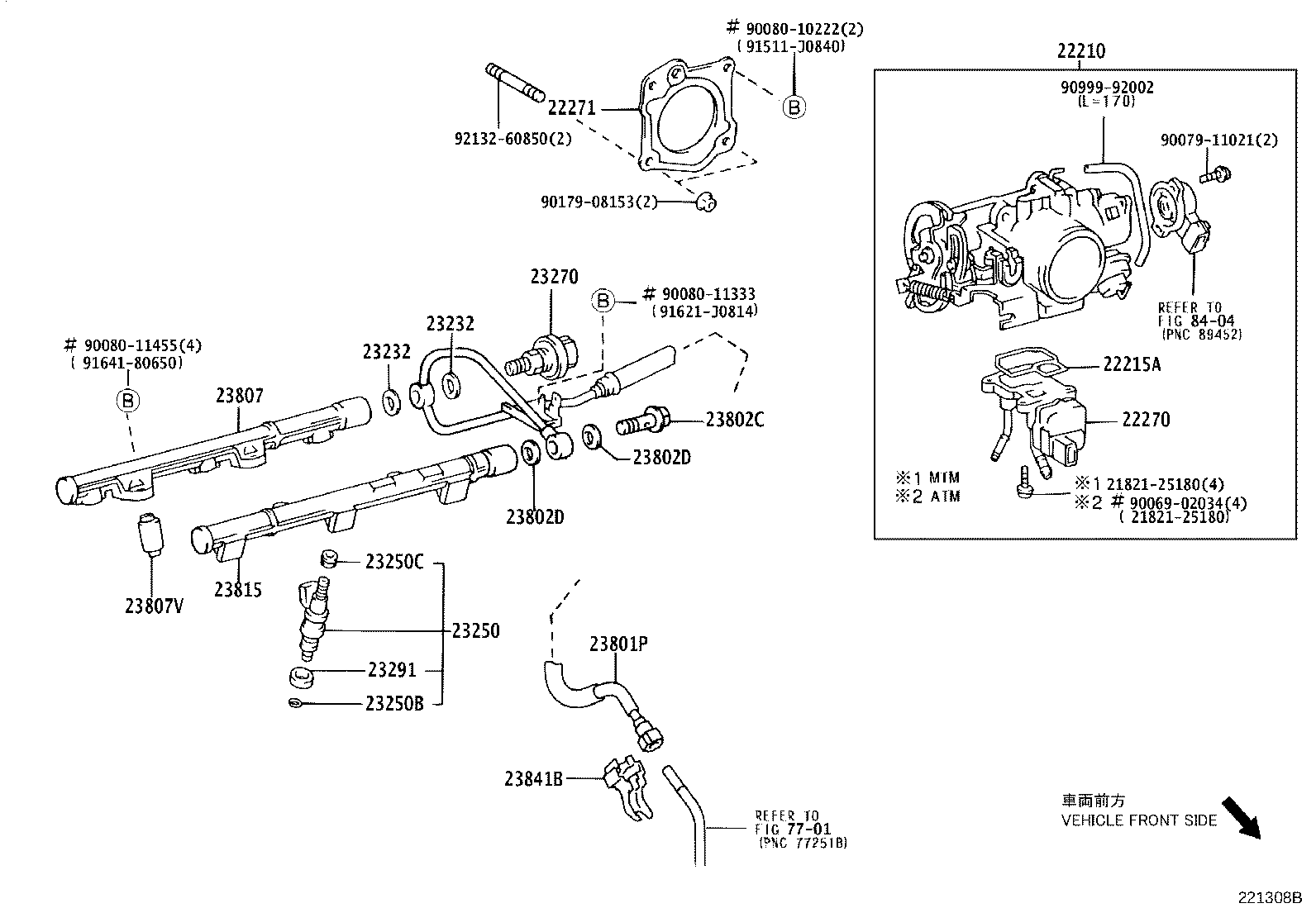 23209-0H020 INJECTOR ASSY, FUEL product image