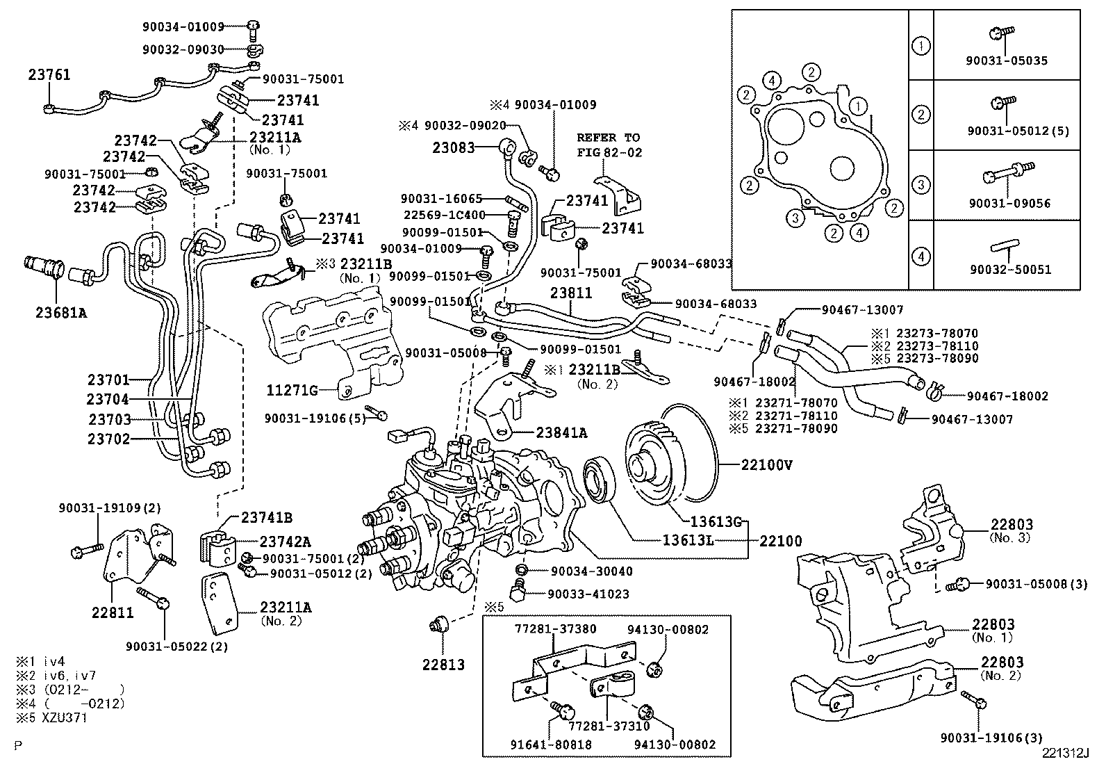 90033-01063 RING, O(FOR INJECTION PUMP) product image