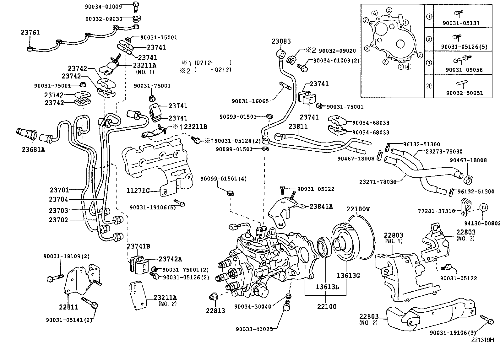 22010-78253 PUMP ASSY, INJECTION OR SUPPLY product image