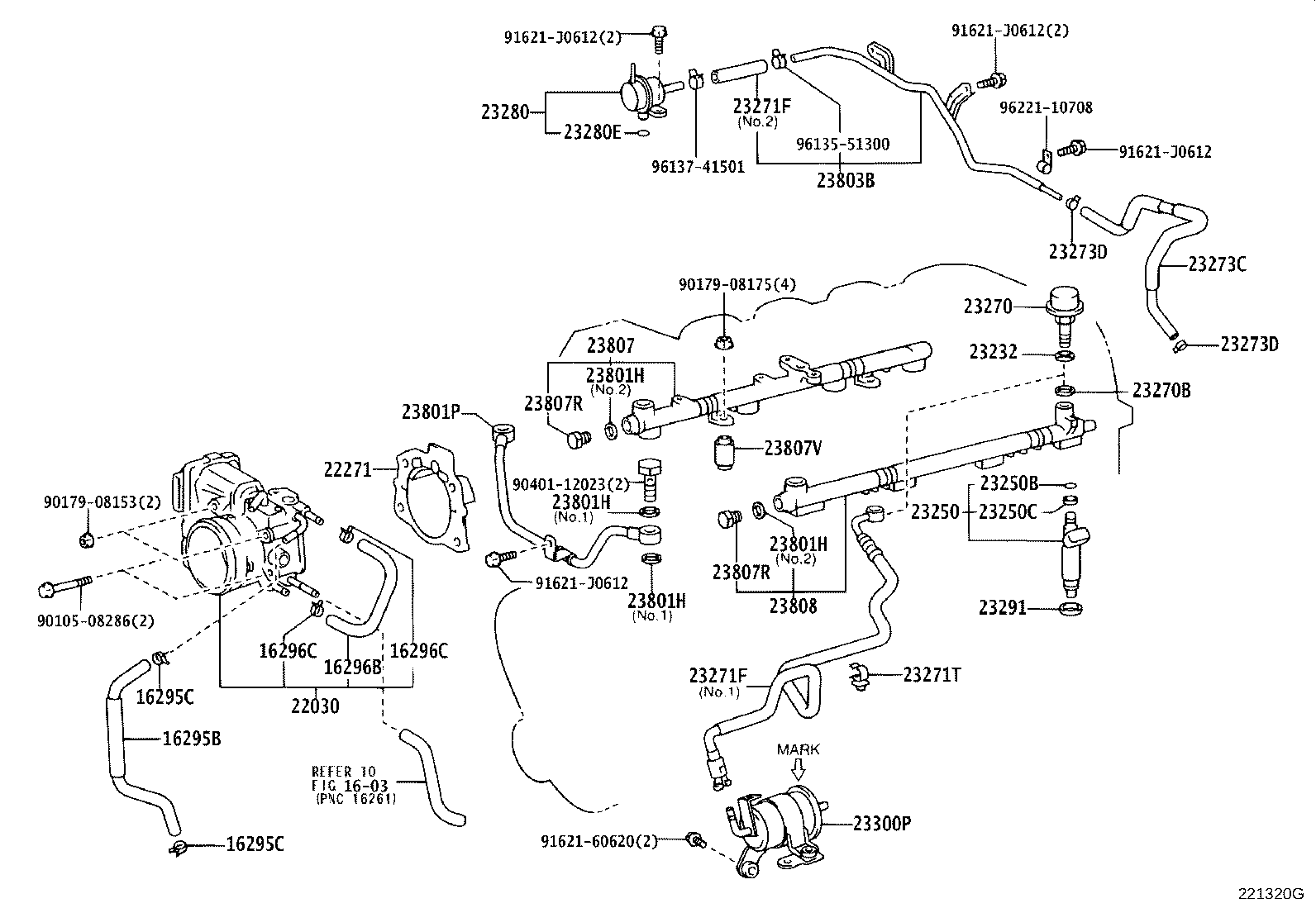 23221-66040 PUMP ASSY, FUEL product image