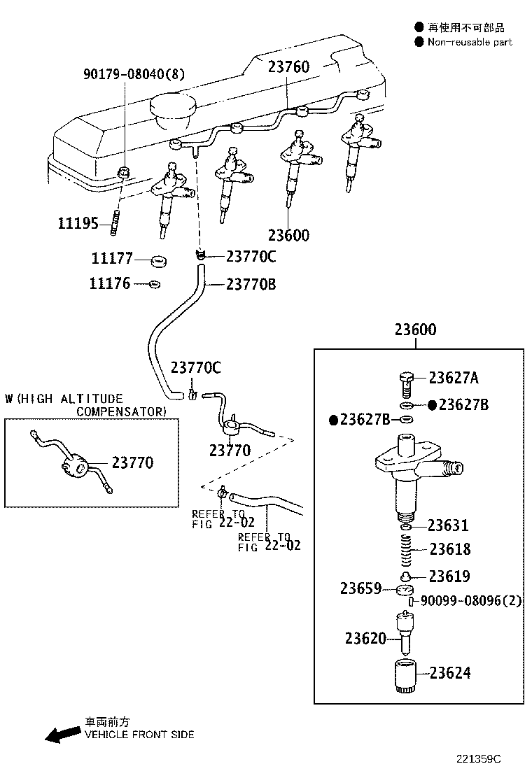 90035-64040 SEAT, INJECTION NOZZLE product image