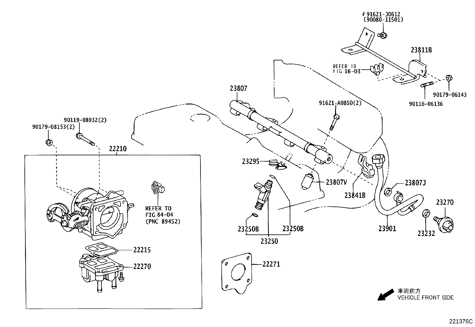 22271-02050 GASKET, THROTTLE BODY product image