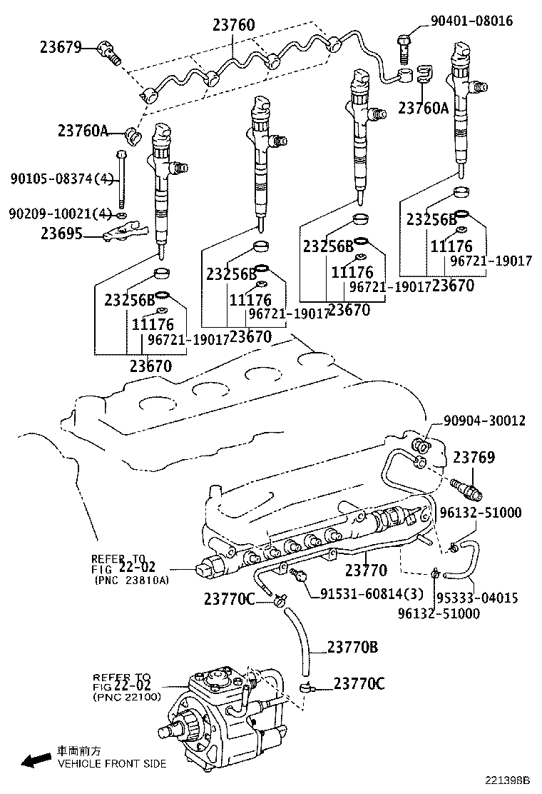 23670-39085 INJECTOR ASSY product image