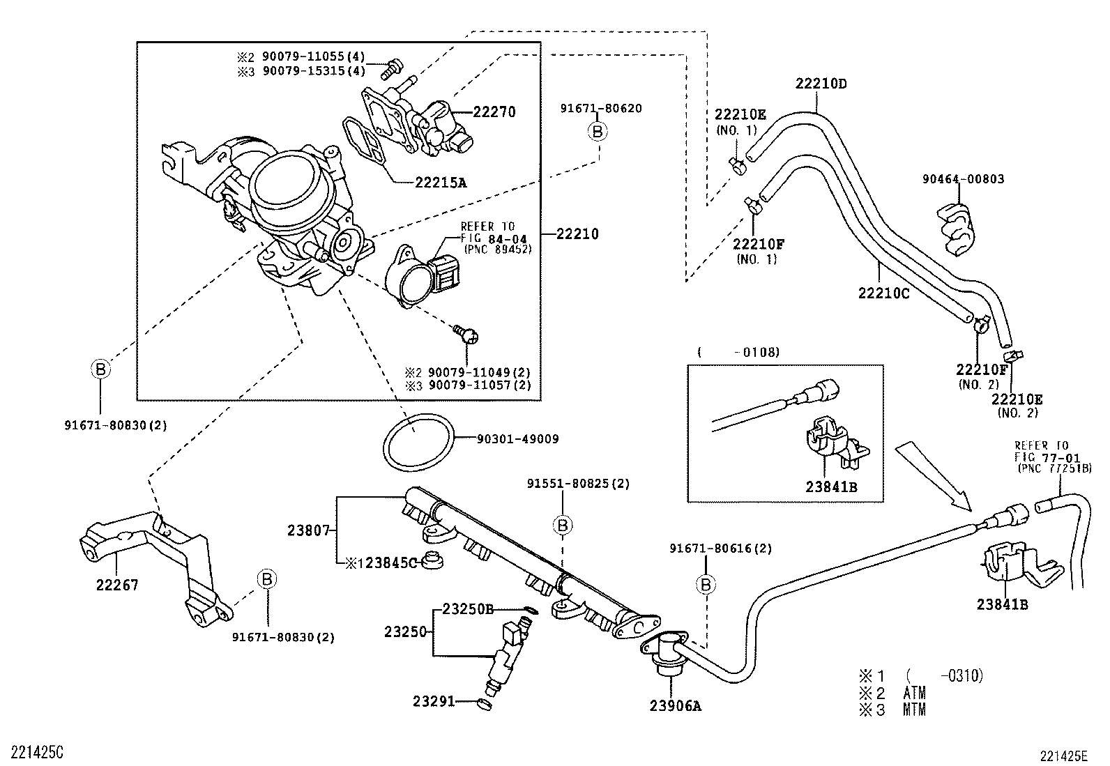 22210-23030 BODY ASSY, THROTTLE product image