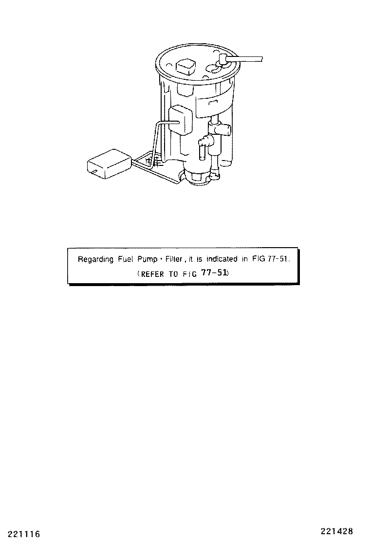 23030-50010 FILTER, FUEL(FOR EFI) product image