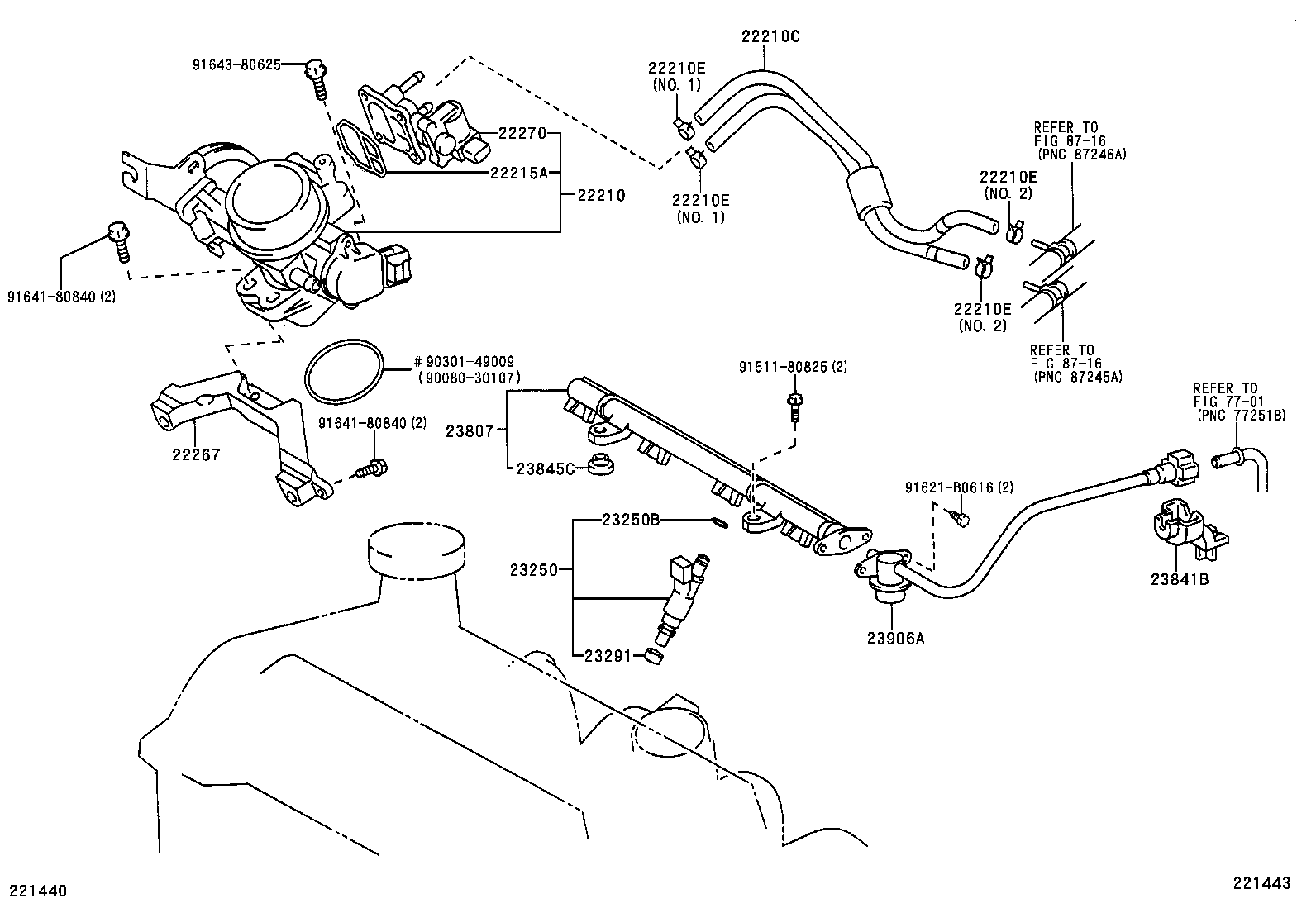 23209-09010 INJECTOR ASSY, FUEL product image