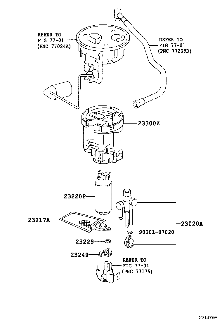 Thumbnail 2 for 23217-0D070