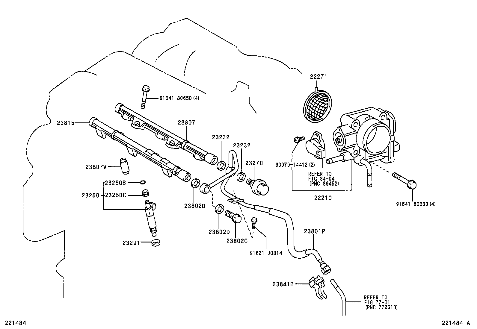 Toyota 23209-20030 INJECTOR ASSY, FUEL
