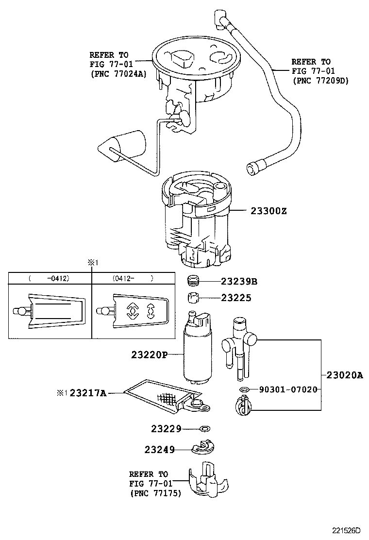 Thumbnail 3 for 23217-0D070
