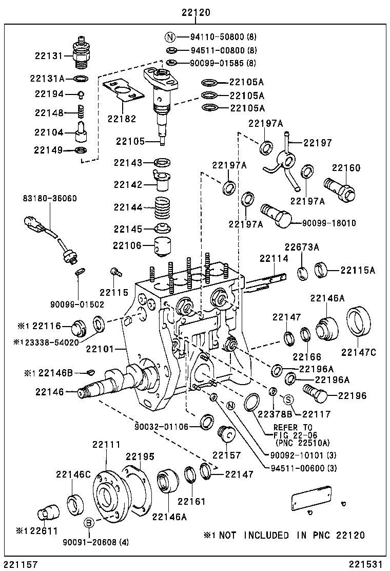 22101-5C650 HOUSING SUB-ASSY, INJECTION PUMP product image