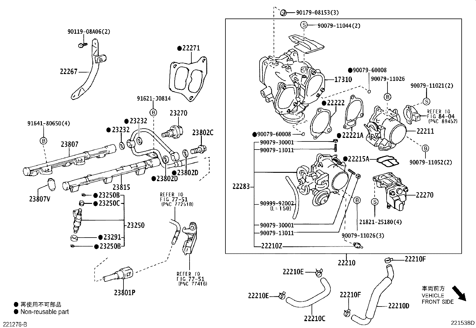 22210-20140 BODY ASSY, THROTTLE product image