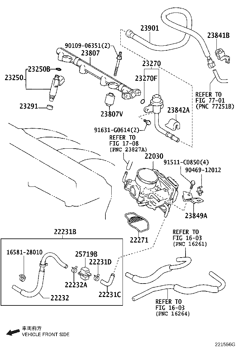 Toyota 22030-28060 BODY ASSY, THROTTLE W/MOTOR