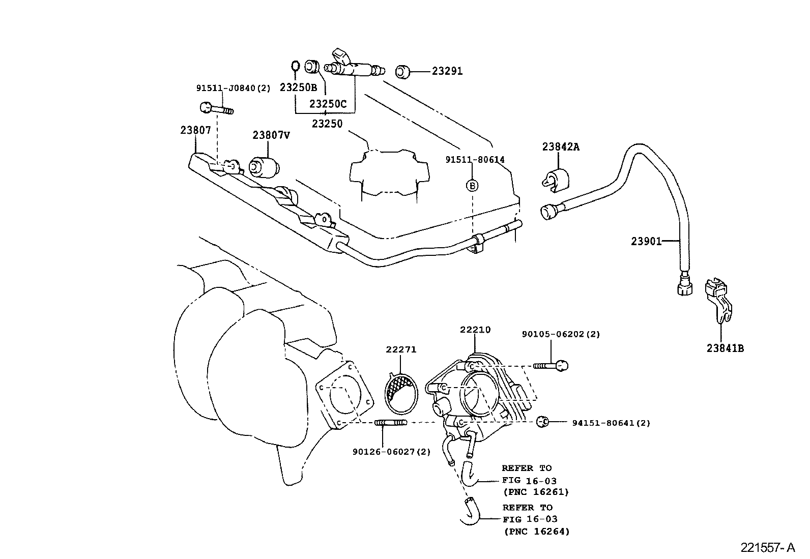 22271-21060 GASKET, THROTTLE BODY product image