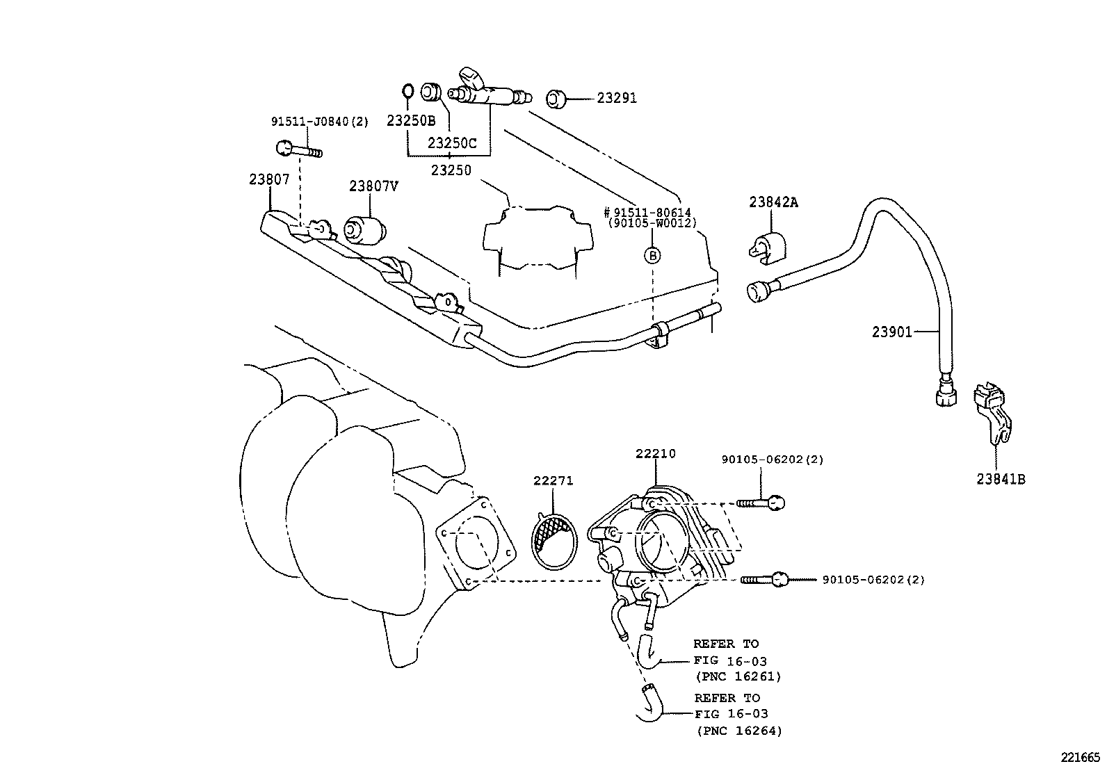 22271-88600 GASKET, THROTTLE BODY product image