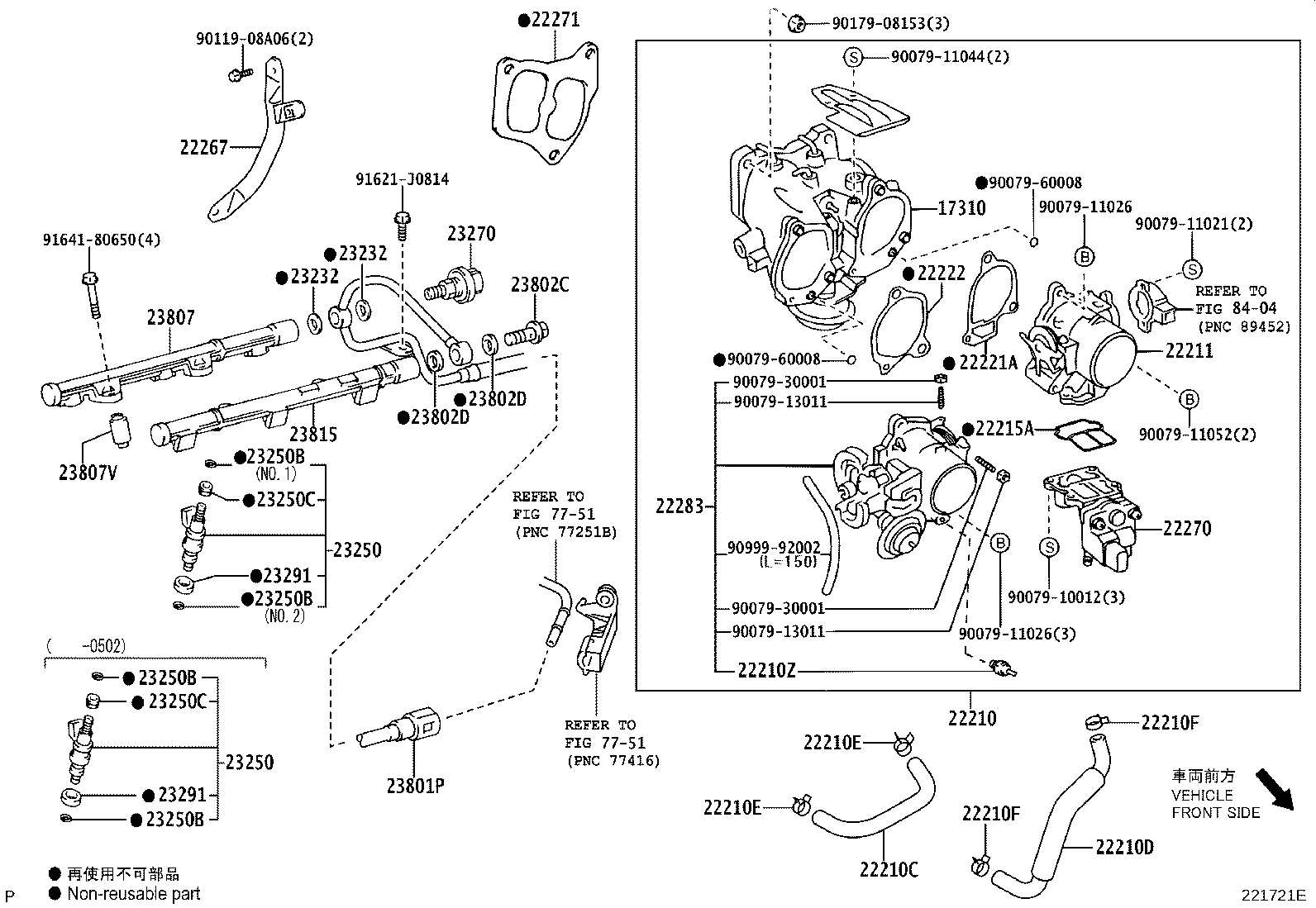 22210-20140 BODY ASSY, THROTTLE product image