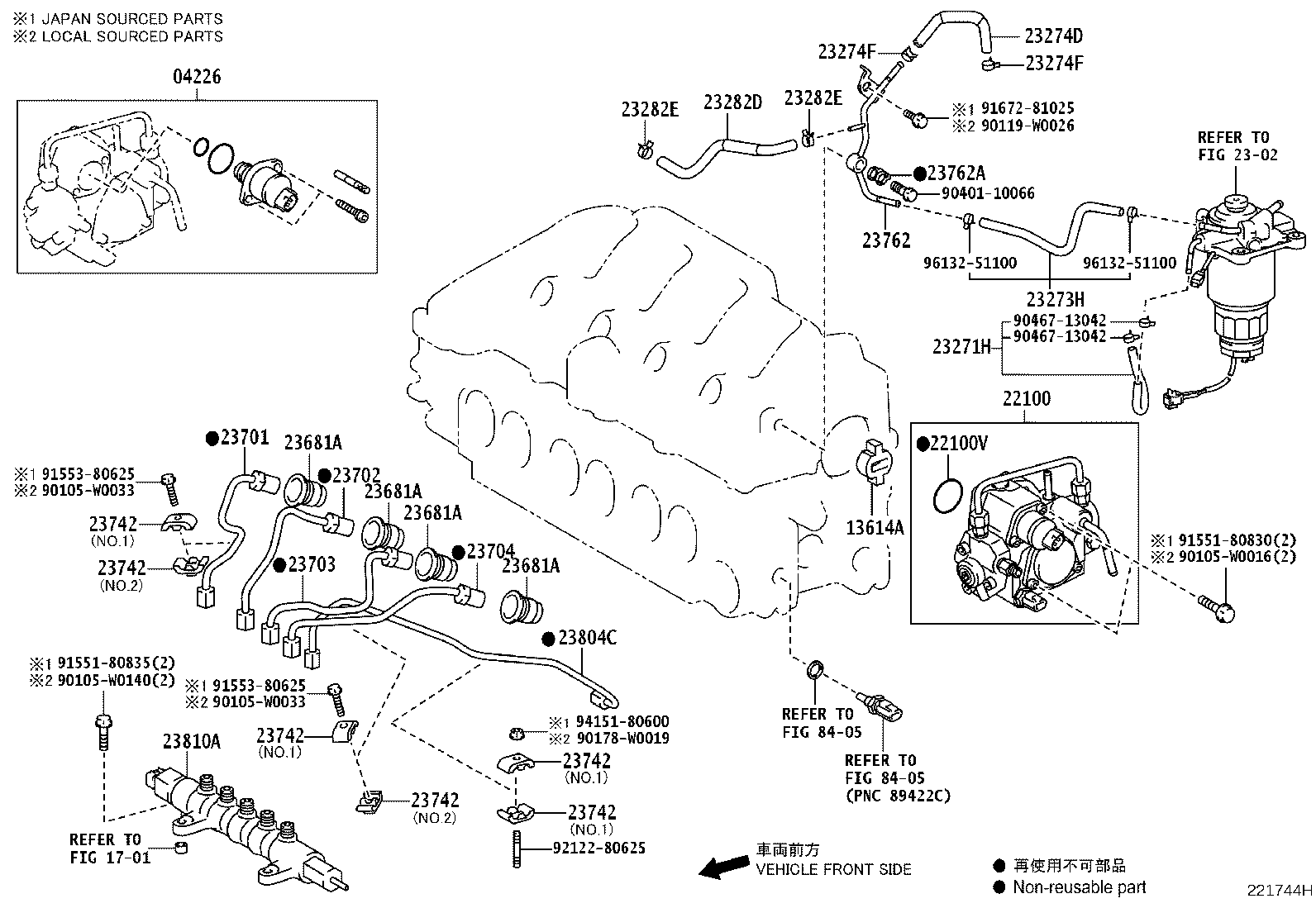 22811-27020 STAY, INJECTION PUMP, NO.1 product image