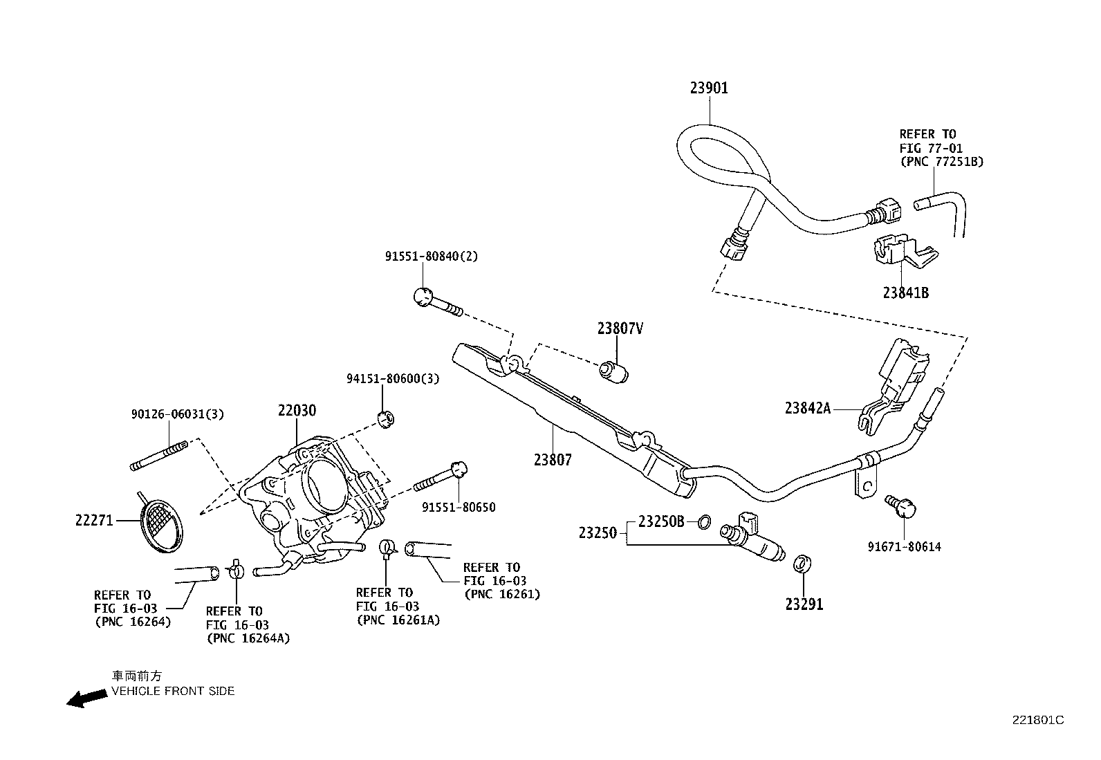 Toyota 22030-21030 BODY ASSY, THROTTLE W/MOTOR