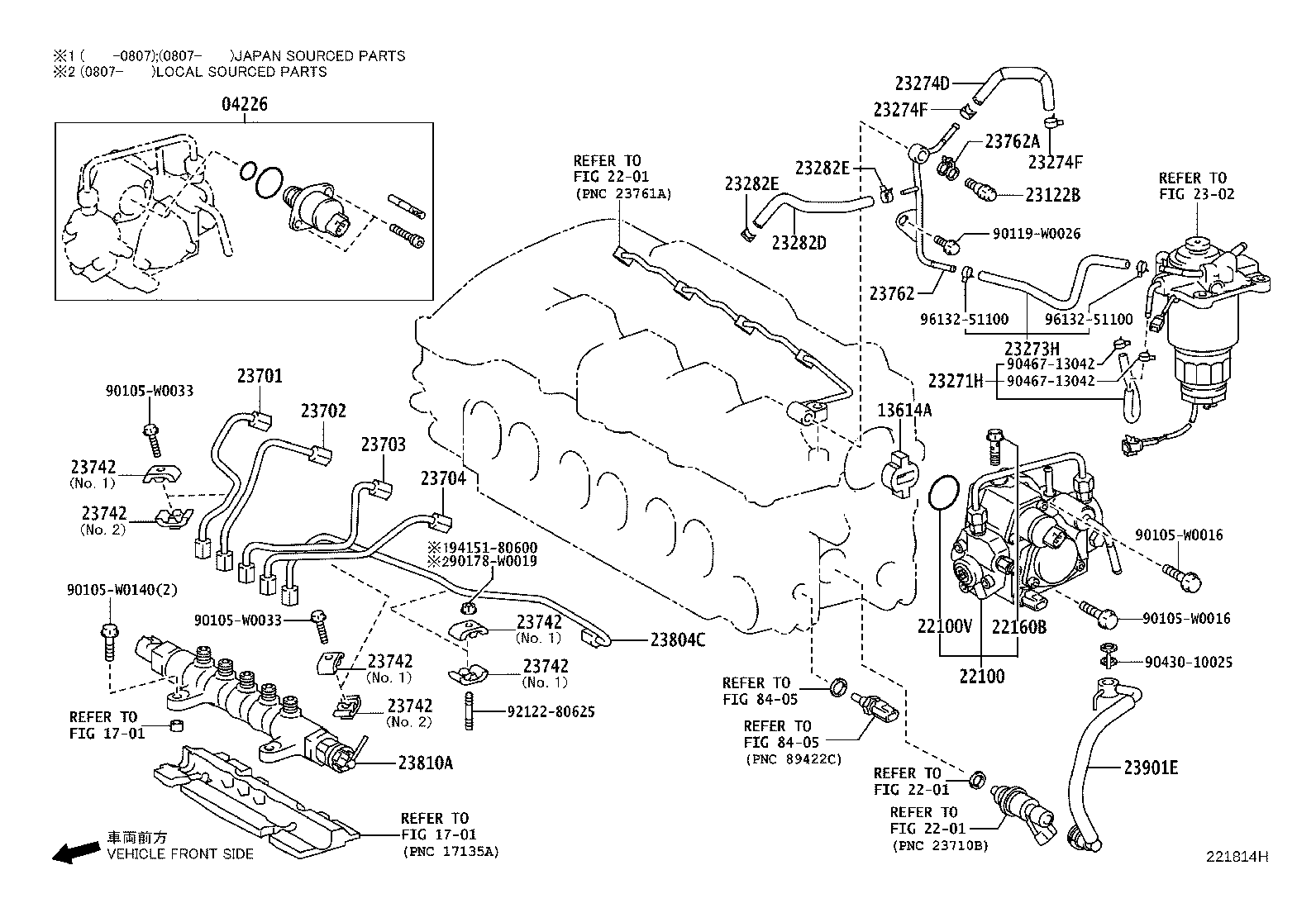 90430-10025 GASKET, NOZZLE LEAKAGE PIPE NO.2 product image