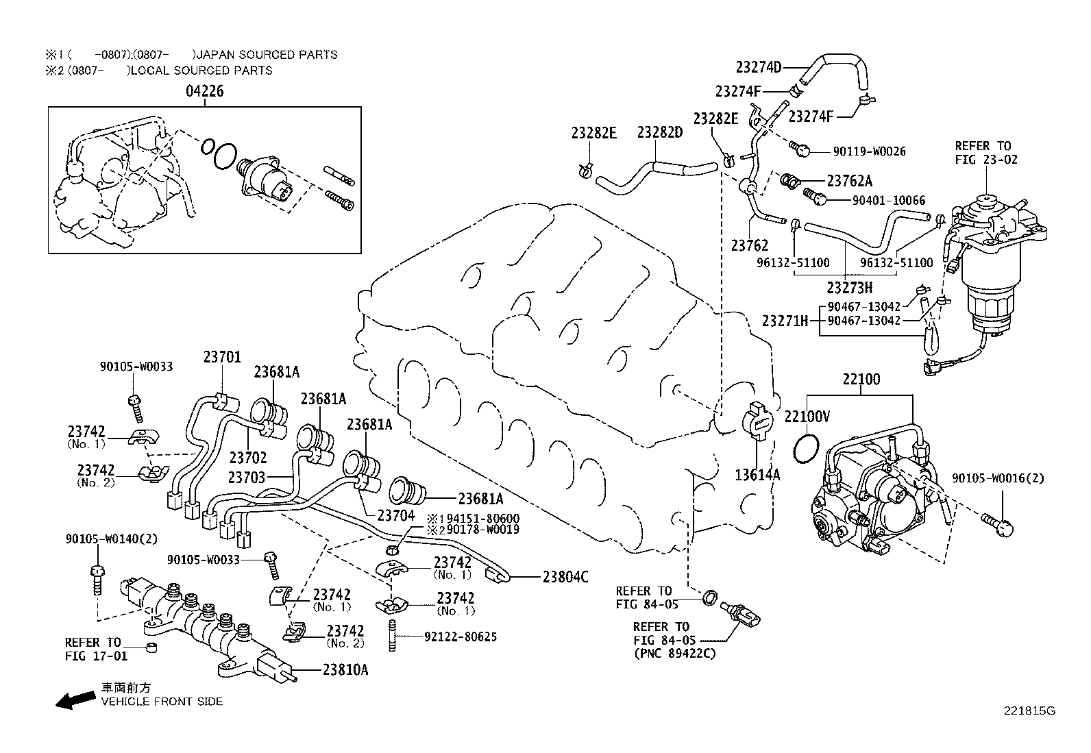 90430-10025 GASKET, NOZZLE LEAKAGE PIPE NO.2 product image