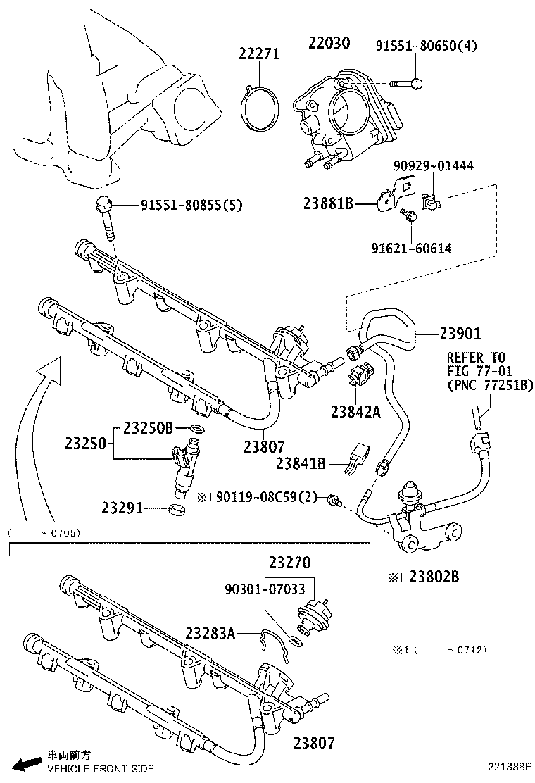 Toyota 22267-20020 BRACKET, THROTTLE BODY