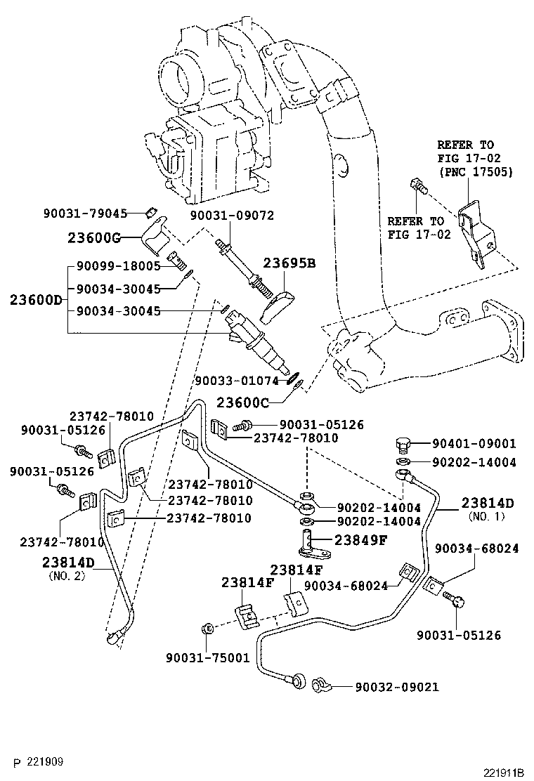 23670-78060 INJECTOR ASSY product image