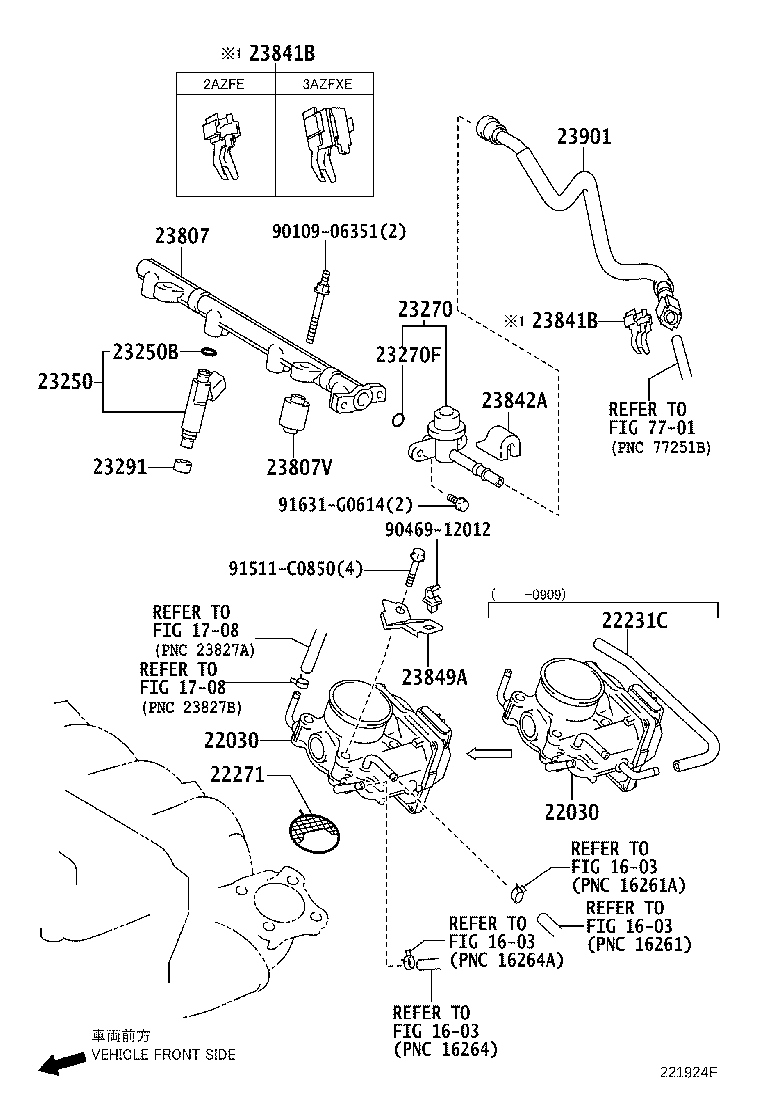 22030-0H040 BODY ASSY, THROTTLE W/MOTOR product image