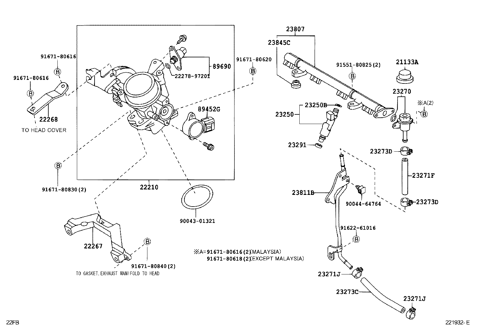 Thumbnail 5 for 23250-BZ010