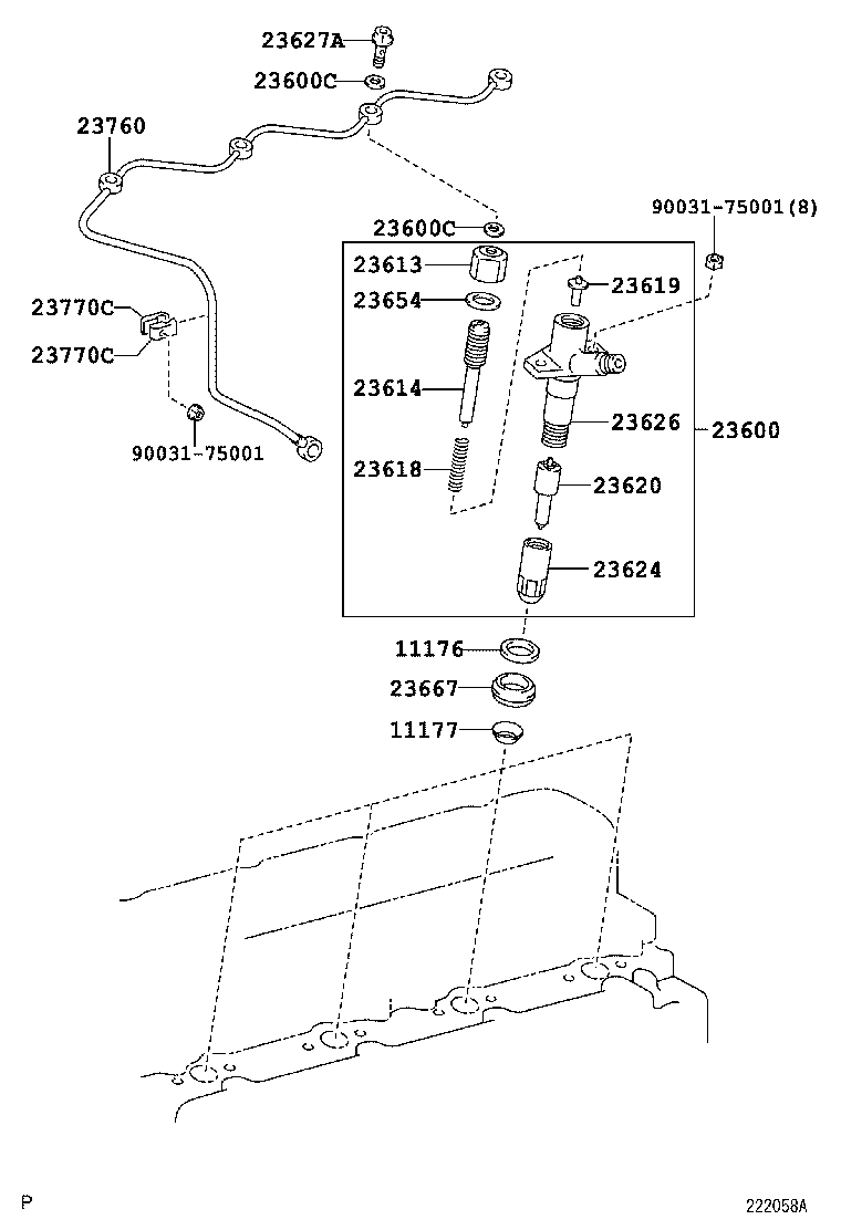 23628-89101 NUT(FOR RING PACKING SETTING) product image