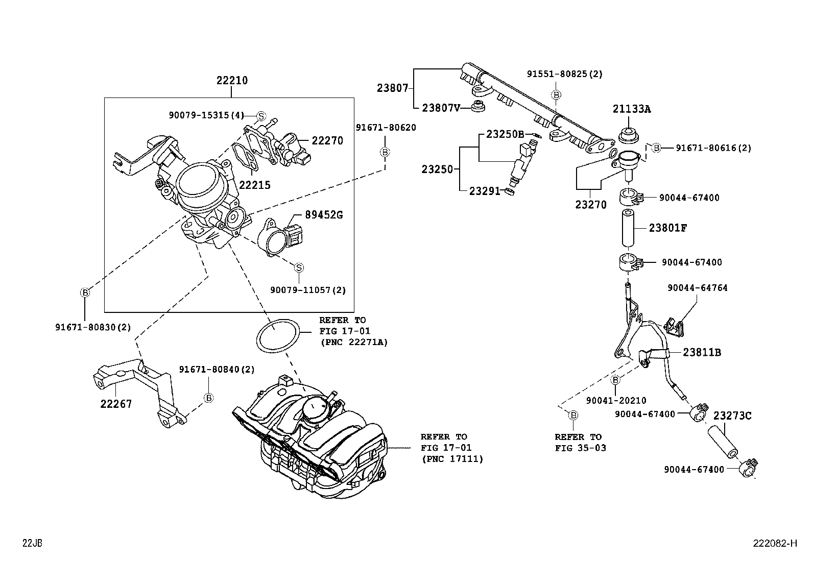 23811-B4010 PIPE, FUEL, NO.1 product image