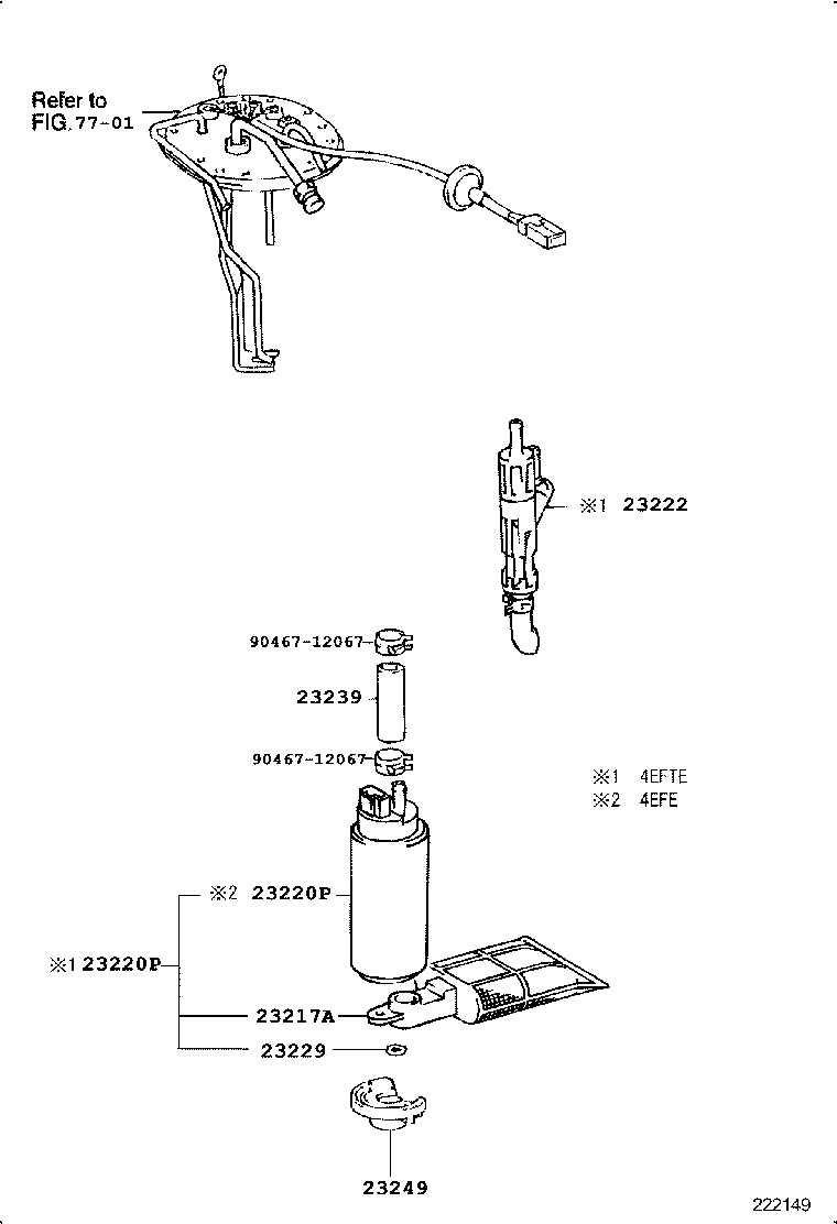 23209-11120 INJECTOR ASSY, FUEL product image