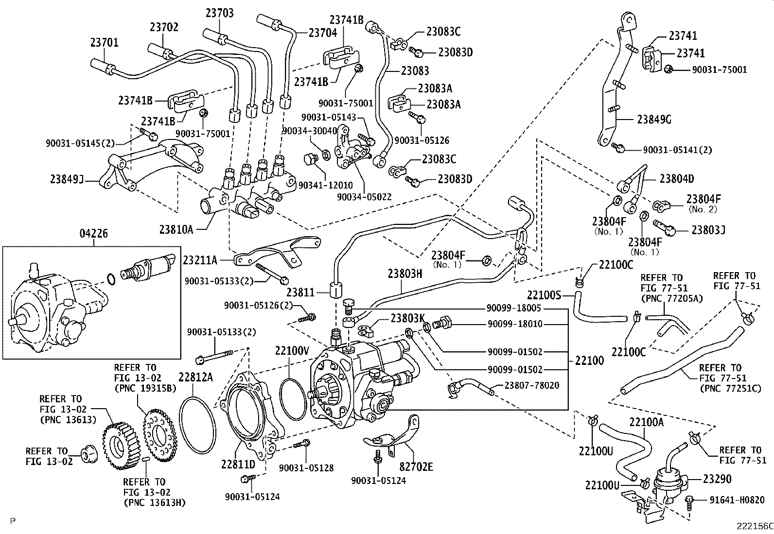 04226-78010 VALVE KIT, SUCTION CONTROL product image