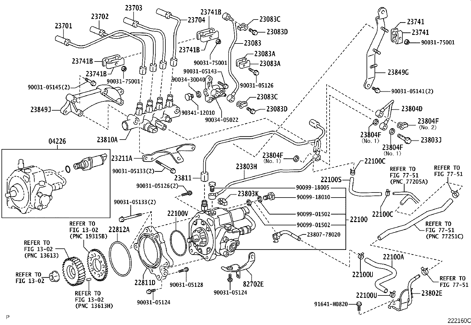 04226-78010 VALVE KIT, SUCTION CONTROL product image