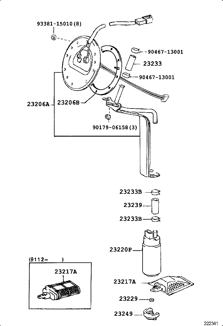22030-46040 BODY ASSY, THROTTLE product image