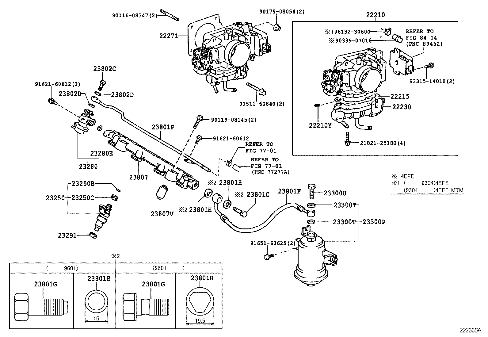 22210-16620 BODY ASSY, THROTTLE product image