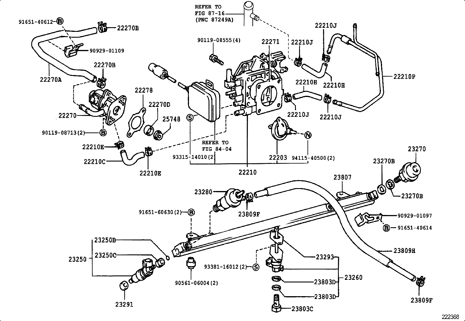 22210-70190 BODY ASSY, THROTTLE product image