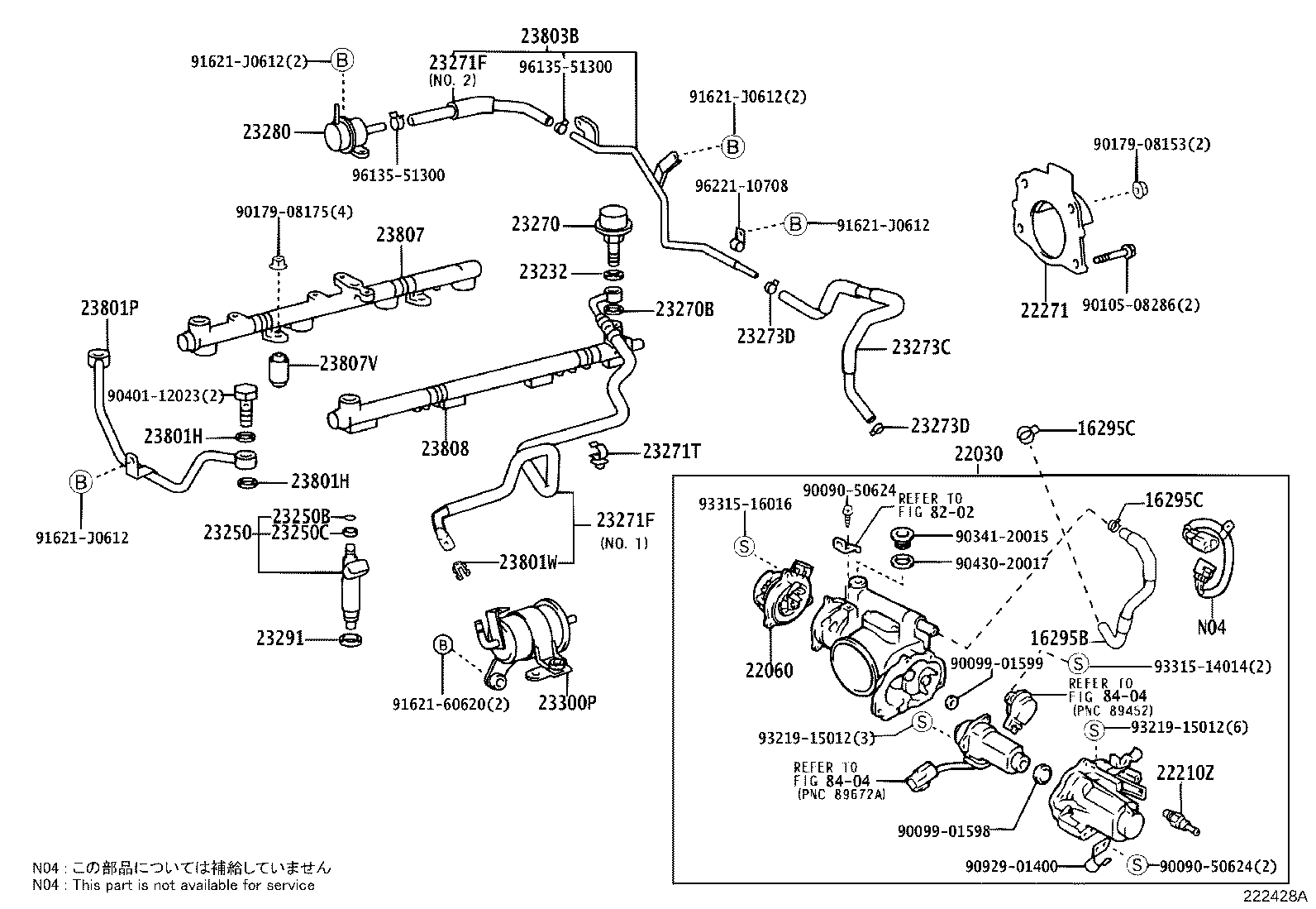 22210-66080 BODY ASSY, THROTTLE product image
