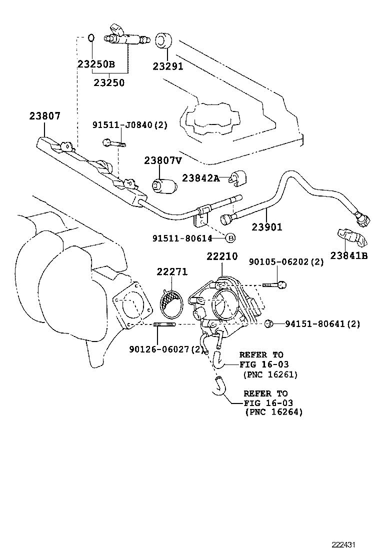 22030-28011 BODY ASSY, THROTTLE W/MOTOR product image