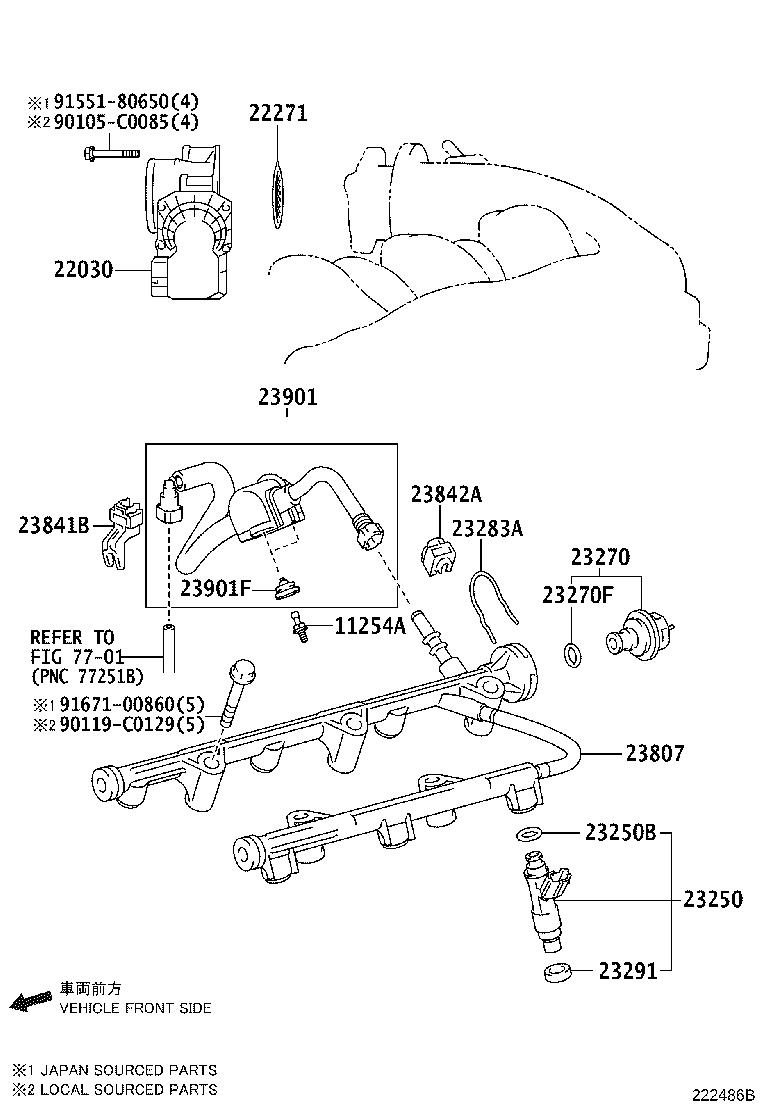 22030-50180 BODY ASSY, THROTTLE W/MOTOR product image