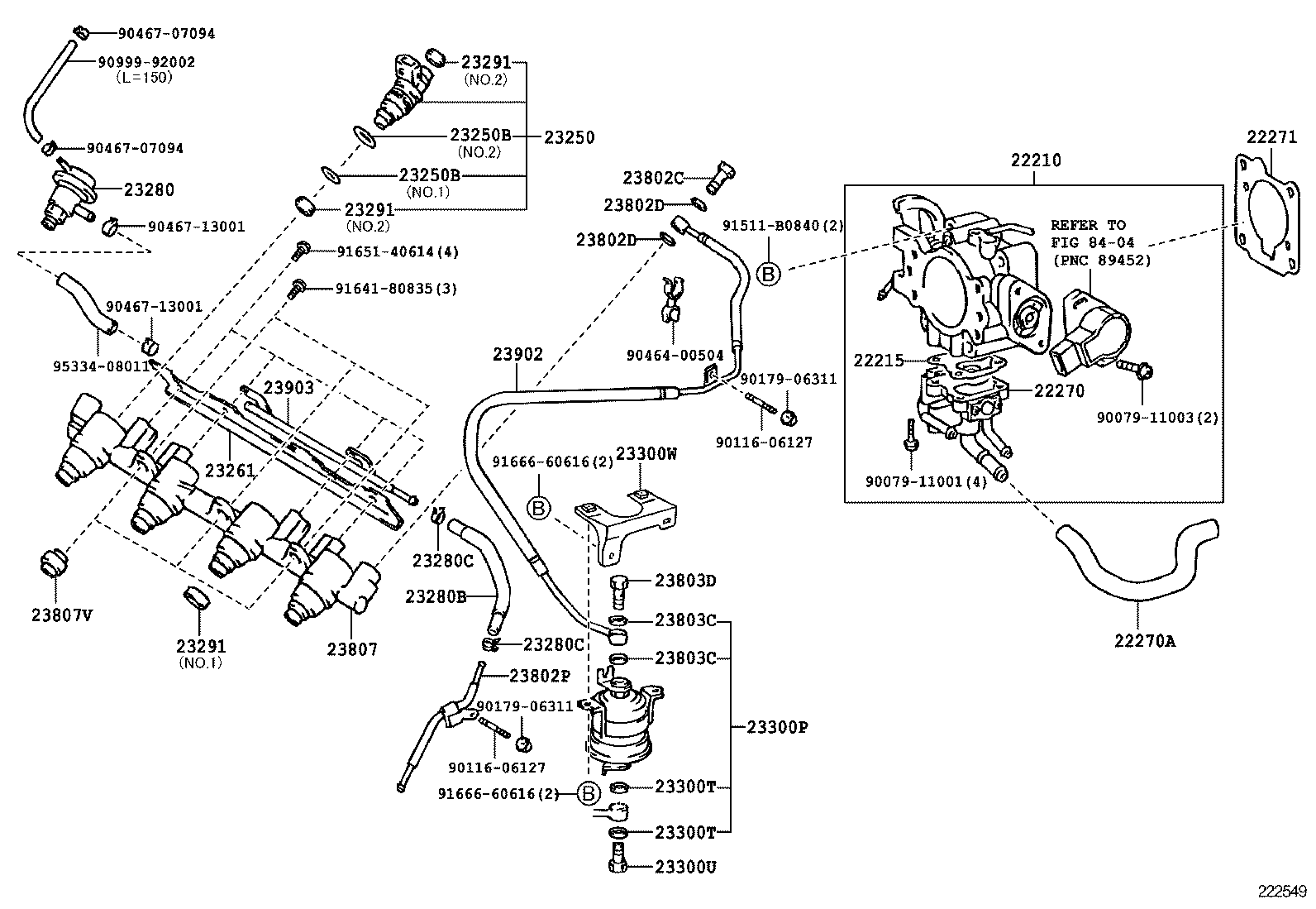 23209-74190 INJECTOR ASSY, FUEL product image