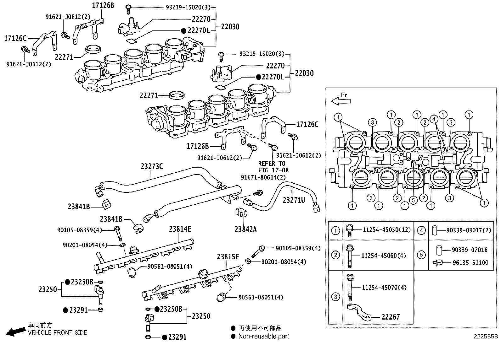 Toyota 22270-88580 VALVE ASSY, IDLE SPEED CONTROL(FOR THLOTTLE BODY)
