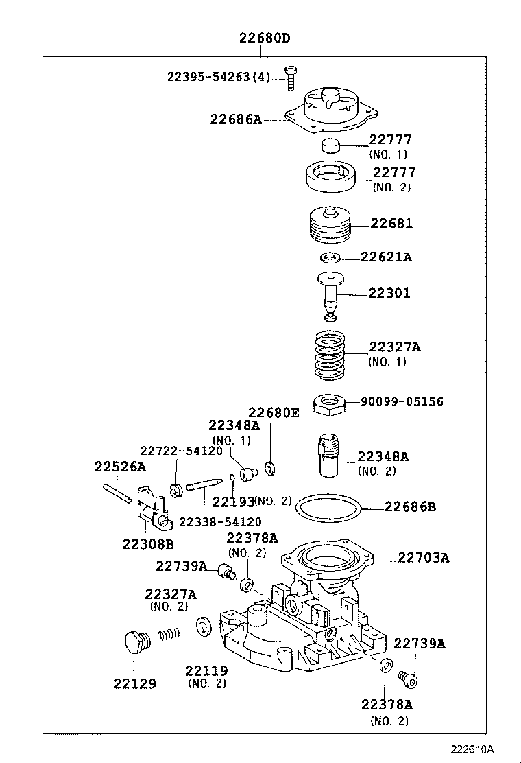 22101-5C351 HOUSING SUB-ASSY, INJECTION PUMP product image