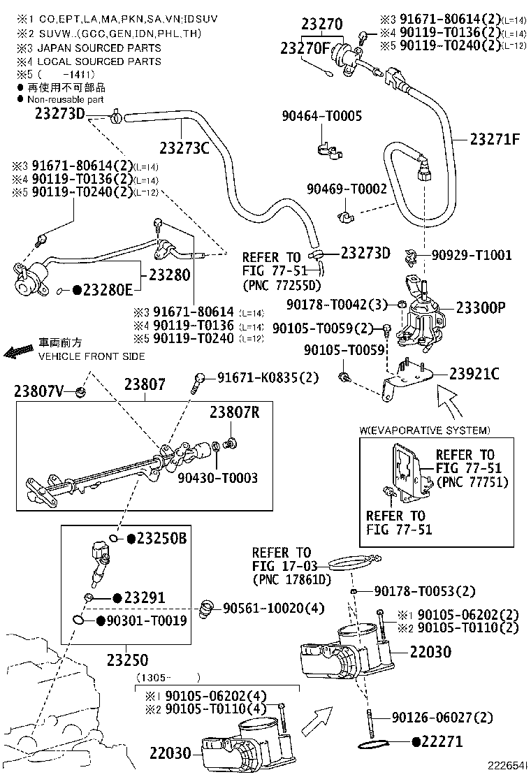 23209-09180 INJECTOR ASSY, FUEL product image