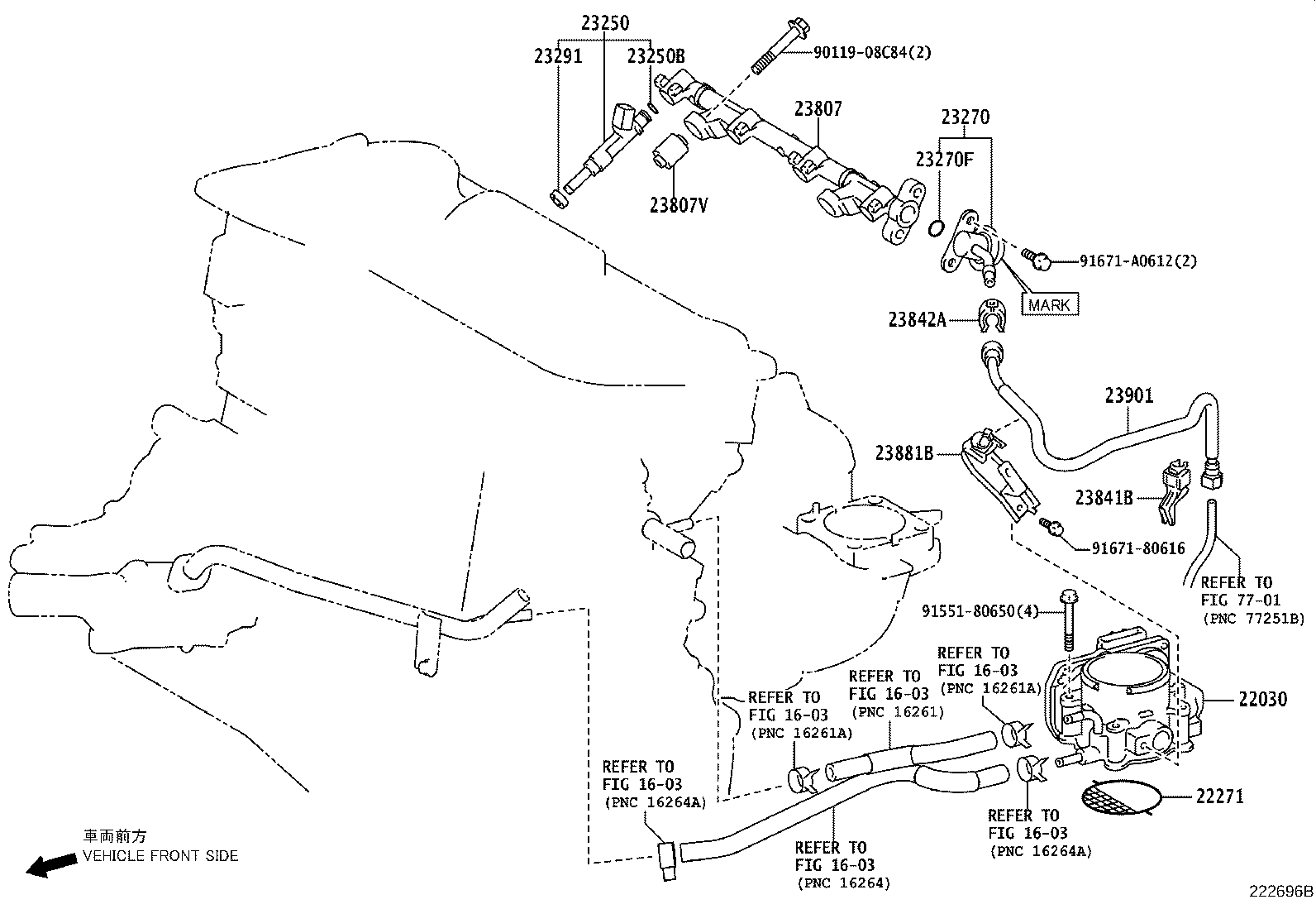 23901-36040 TUBE SUB-ASSY, FUEL product image