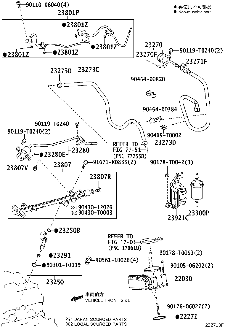 23209-09180 INJECTOR ASSY, FUEL product image