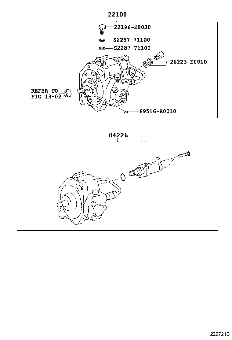 22100-78252 PUMP ASSY, INJECTION OR SUPPLY product image
