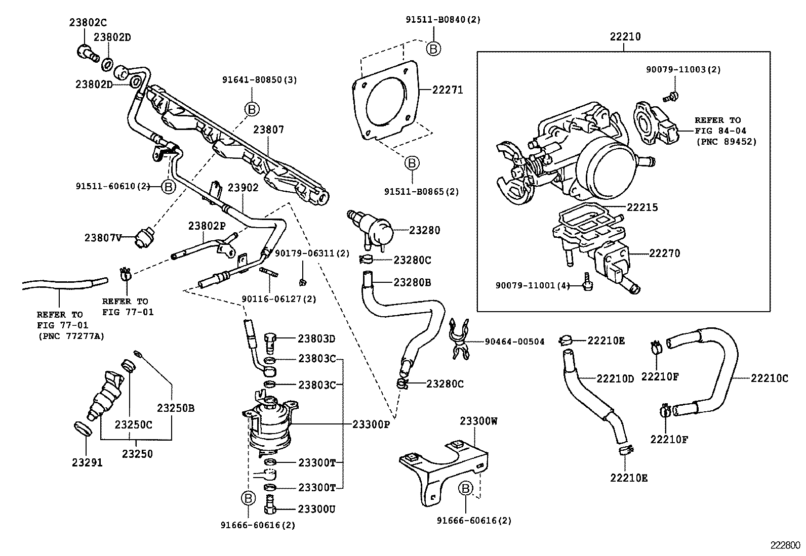 23209-74190 INJECTOR ASSY, FUEL product image
