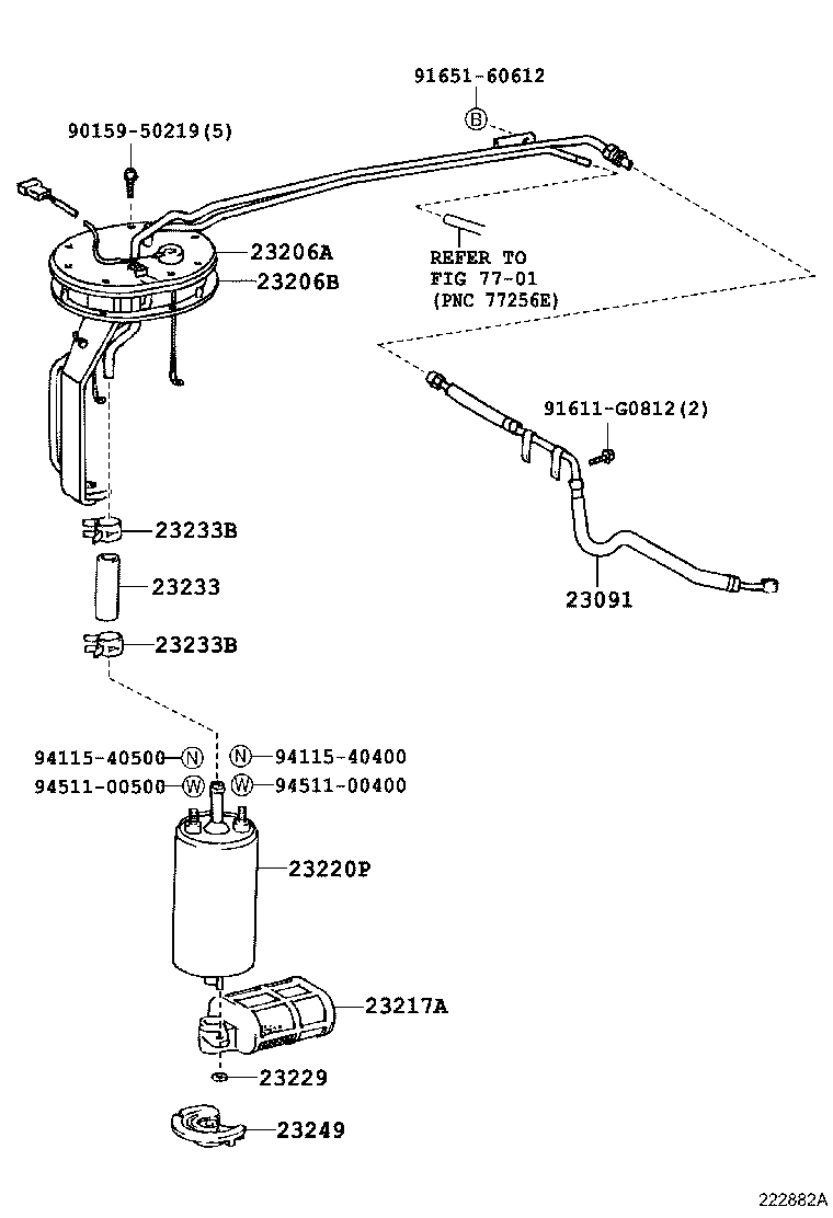 23209-74190 INJECTOR ASSY, FUEL product image