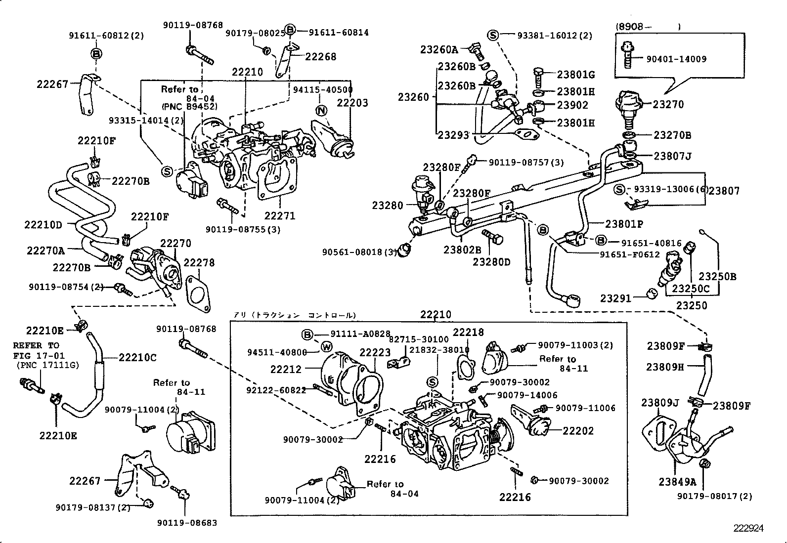 22210-46070 BODY ASSY, THROTTLE product image