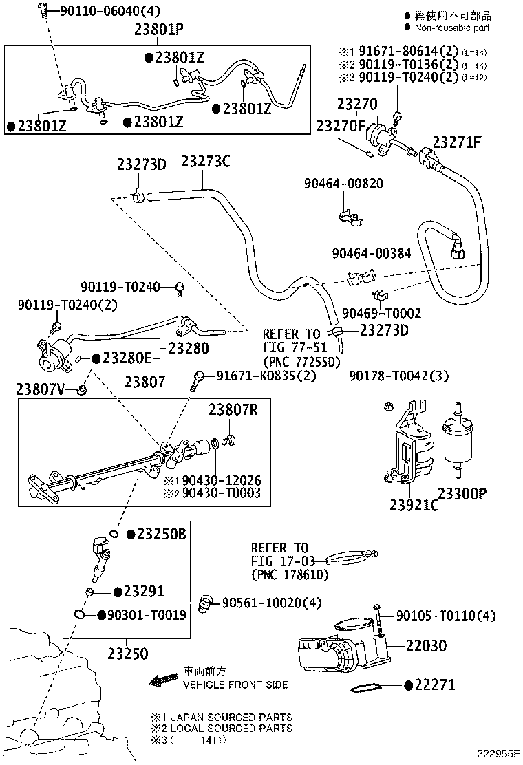 23209-09180 INJECTOR ASSY, FUEL product image